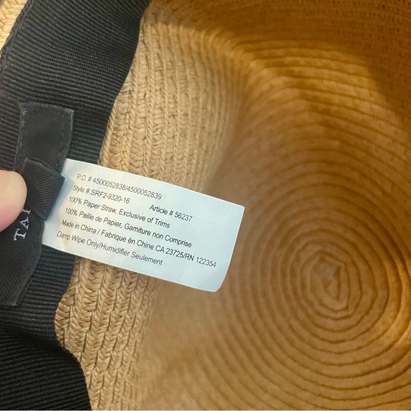 Talula Aritzia Straw Bucket Style Hat - Picture 5 of 5